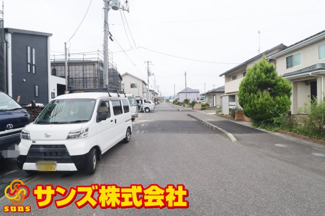 郡山市日和田町字南原　　　３号棟　　　日和田小学校、日和田中学区の外観|北側前面道路