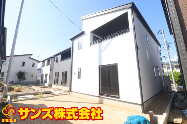 郡山市日和田町字南原　　　３号棟　　　日和田小学校、日和田中学区の外観|南東側から見た外観♪