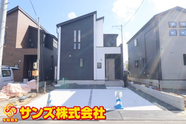 郡山市日和田町字南原　　　３号棟　　　日和田小学校、日和田中学区の外観|南西側から見た外観♪