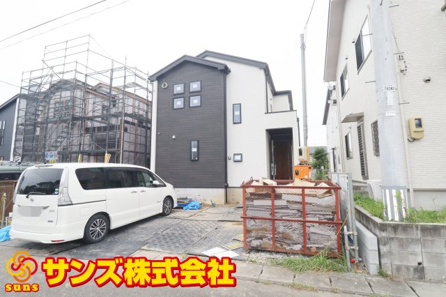 郡山市日和田町字南原　　　３号棟　　　日和田小学校、日和田中学区の外観|北西側から見た外観