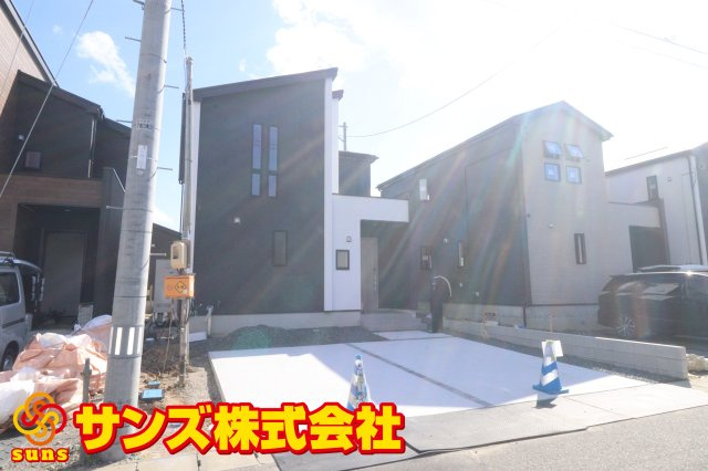 郡山市日和田町字南原　　　３号棟　　　日和田小学校、日和田中学区の外観|北西側から見た外観