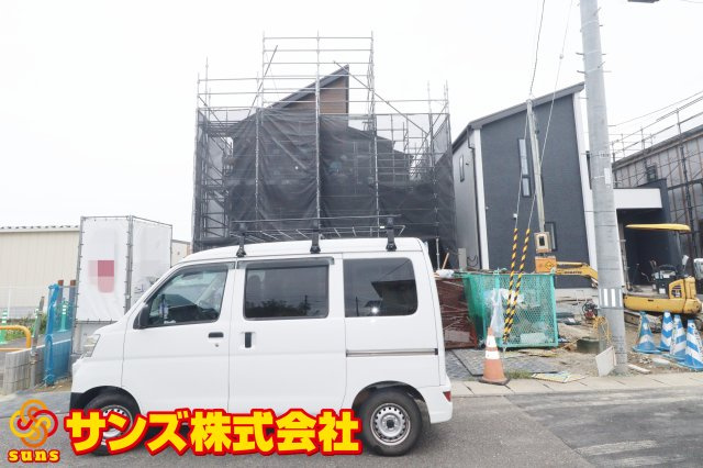 郡山市日和田町字南原　　　４号棟　　　日和田小学校、日和田中学区の外観|北側から見た外観