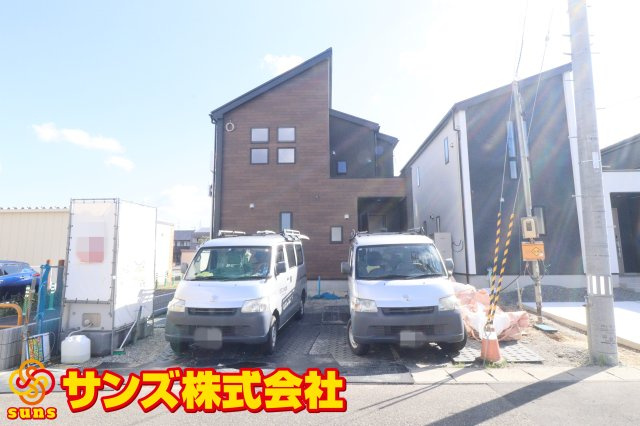 郡山市日和田町字南原　　　４号棟　　　日和田小学校、日和田中学区の外観|南東側から見た外観