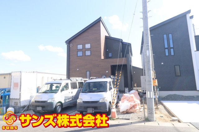 郡山市日和田町字南原　　　４号棟　　　日和田小学校、日和田中学区の外観|北側から見た外観