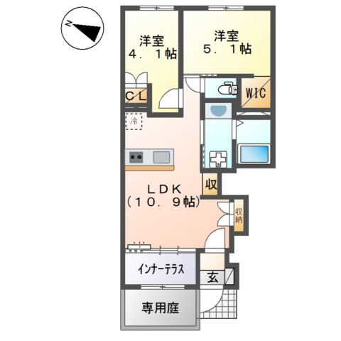 ロータスコートⅠの間取り