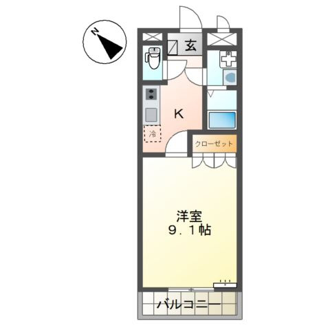 アトランテＫＪの間取り