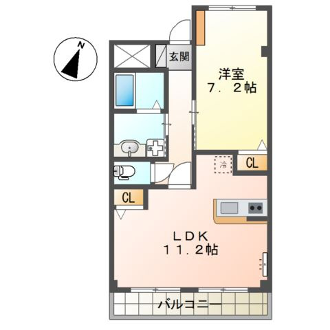 宝悠ハイムの間取り