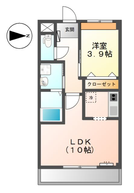 シャルム浜玉の間取り