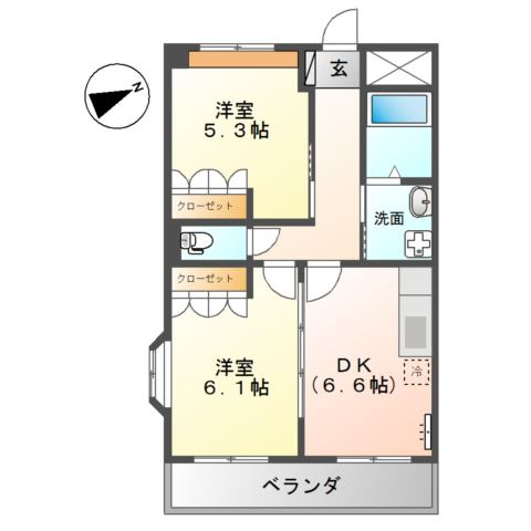 パークレジェンドⅡの間取り