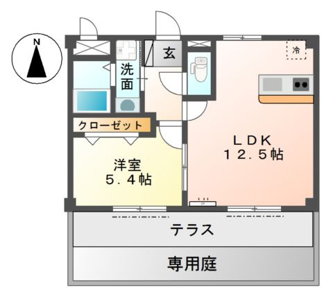 サクシード３の間取り