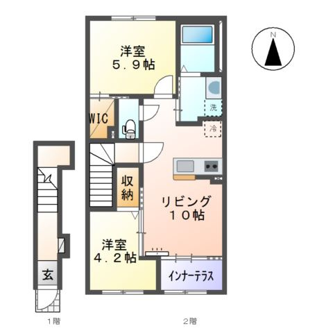 ｃａｓａ　ｅｓｔｅ唐津Ⅰの間取り