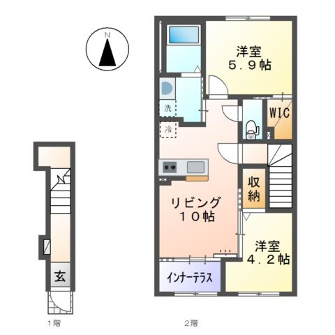 ｃａｓａ　ｅｓｔｅ唐津Ⅰの間取り