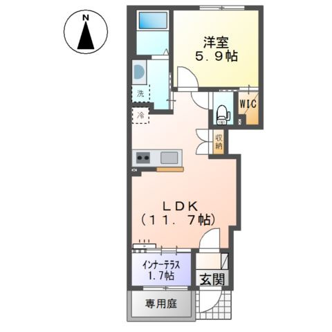 ｃａｓａ　ｅｓｔｅ唐津Ⅰの間取り