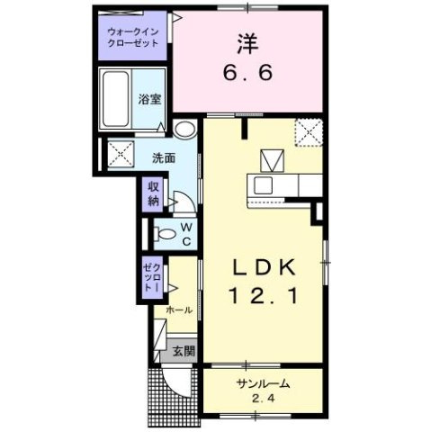 ピンズ唐津Ⅳの間取り