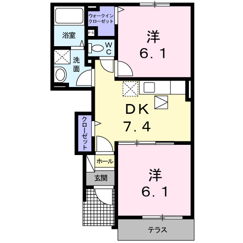 ハイフィールドの間取り