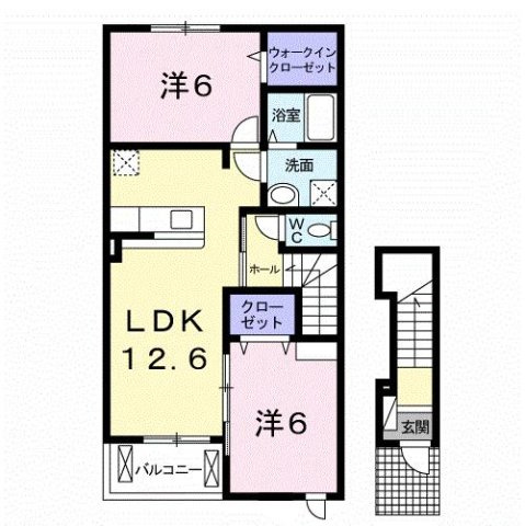 アルカンシエルの間取り