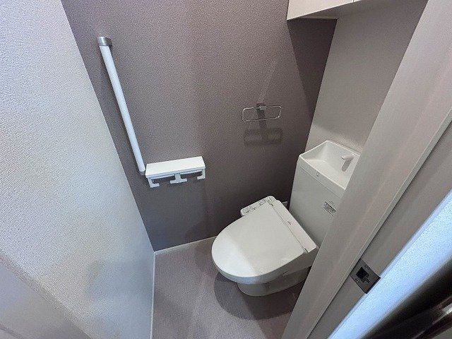 リシェス　Ｆのトイレ|トイレもきれいです
