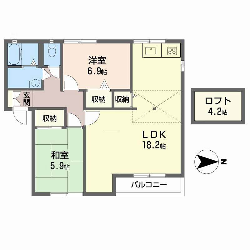 ザックス英賀保　C棟のその他