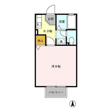 GA南二ツ坂の間取り