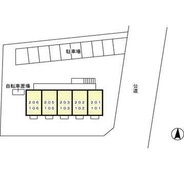 GA南二ツ坂の区画図