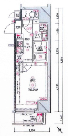 セジョリ駒込の間取り