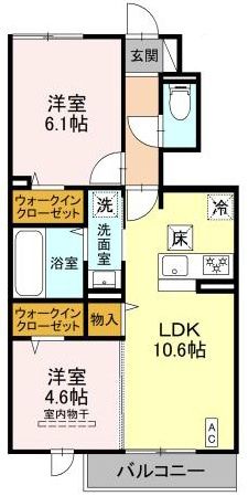 アルコバレーノⅩの間取り