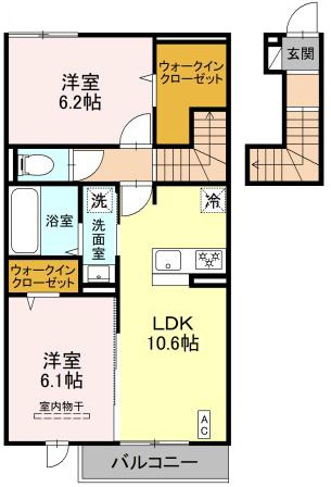 アルコバレーノⅩの間取り