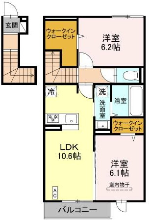 アルコバレーノⅩの間取り