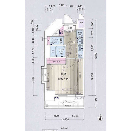 【間取り】 | プレサンス名古屋城前