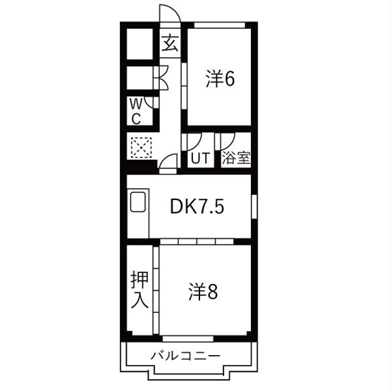 【間取り】 | 柵下マンション