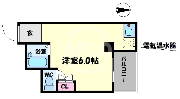 レジデンスイン梅田の間取り|レジデンスイン梅田　間取り
