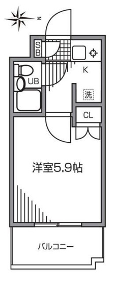 【間取り】 | ジョイフル多摩川 | 間取り図