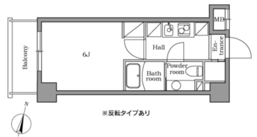 レジディア中村橋の間取り