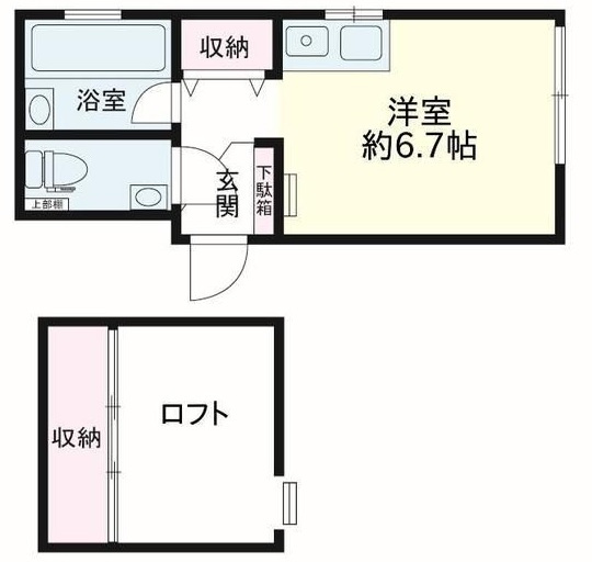 メゾン・ド・ソレイユの間取り|間取りです。