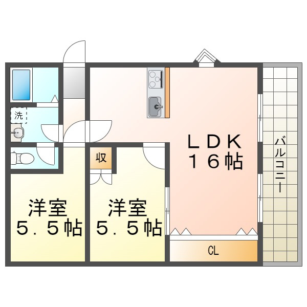 シャルムロアイヤル朝霧の間取り