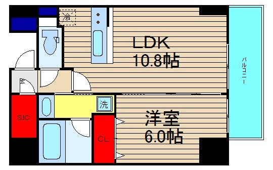 J-Lapis NAMBAの間取り