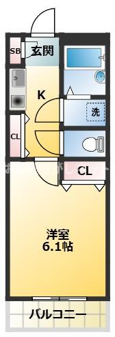 LUNA【おとり物件なし】#学生・社会人にオススメ！初期費用分割払いOK！の間取り
