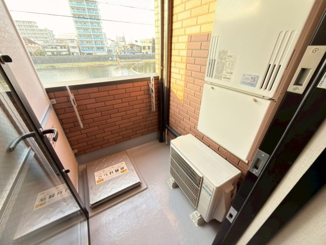 コティ樽屋町のバルコニー