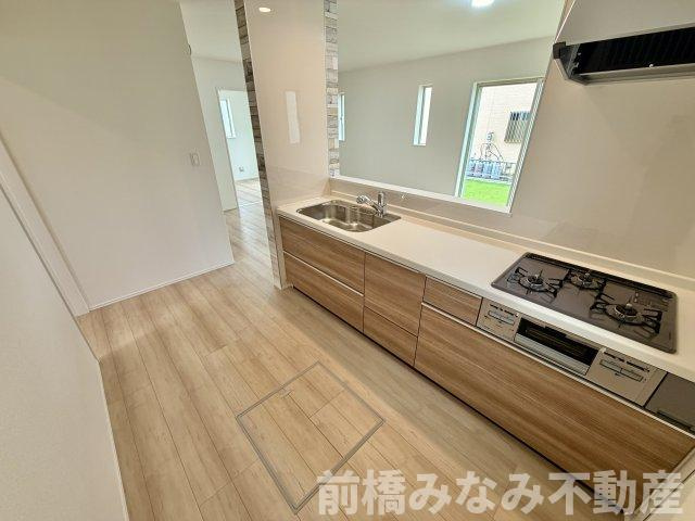 【新築】玉村町南玉　B号棟(全２棟)　ハートフルタウン　新築建売分譲のキッチン|キッチンです