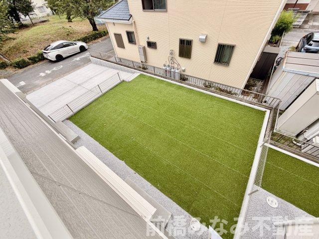 【新築】玉村町南玉　B号棟(全２棟)　ハートフルタウン　新築建売分譲の庭|お庭の付いた物件です