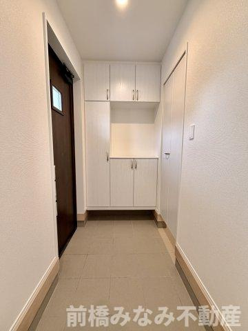 【新築】玉村町南玉　A号棟(全２棟)　ハートフルタウン　新築建売分譲の玄関|毎日通る玄関はこちらです