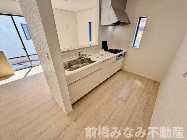 【新築】前橋市大利根町第2　１号棟(全２棟)　クレイドルガーデン　新築建売分譲のキッチン|キッチンです