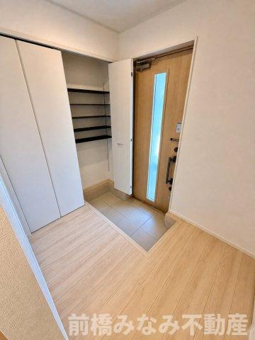 【新築】前橋市大利根町第2　１号棟(全２棟)　クレイドルガーデン　新築建売分譲の玄関|毎日通る玄関はこちらです