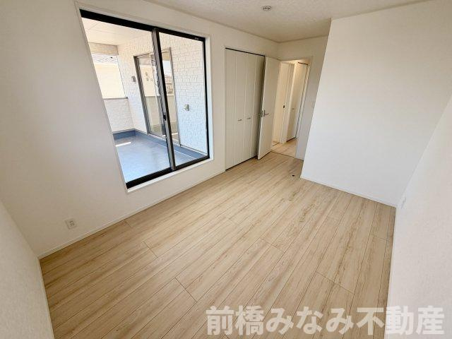 【新築】前橋市大利根町第2　１号棟(全２棟)　クレイドルガーデン　新築建売分譲の洋室|ゆったりした洋室です