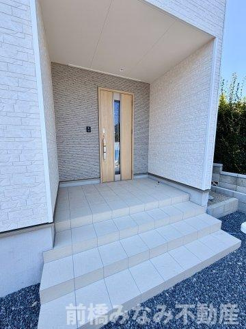 【新築】前橋市大利根町第2　１号棟(全２棟)　クレイドルガーデン　新築建売分譲の玄関|シンプルで使いやすい玄関です