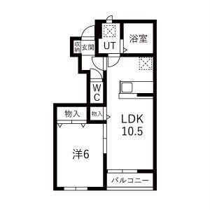 【間取り】 | パークハイム中一の沢