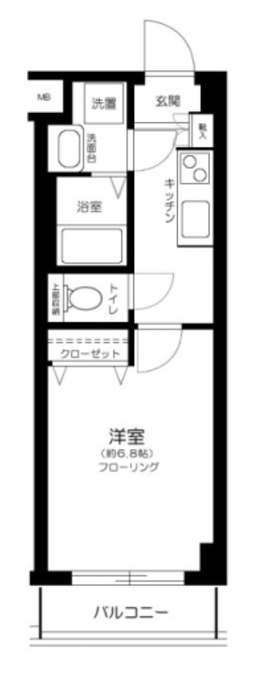 エクセリア氷川台の間取り|間取り
