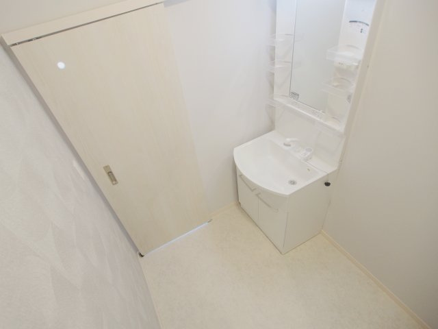 コタニアパートの洗面所