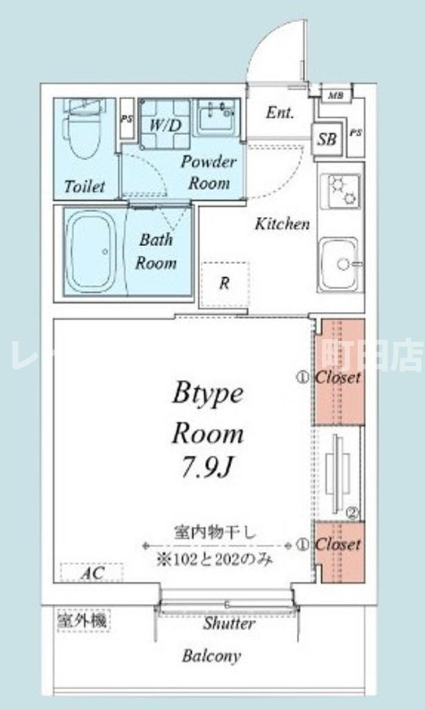 リブリ・ビエント中山※初期費用分割後払いサービス利用可能物件の間取り
