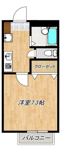 ベルメゾンSTの間取り|間取りです。